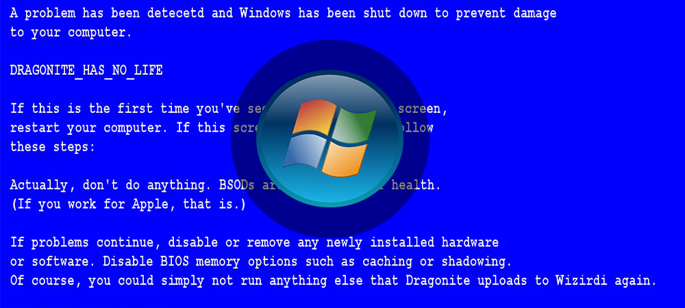 Всякий раз, когда ваш компьютер выходит из строя, и вы сталкиваетесь с чемто вроде синего экрана смерти BSOD, операционная система Windows выполняет